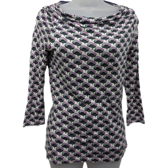 Boden Wool Blend Casual Drape Top Sz 6 - Picture 1 of 11